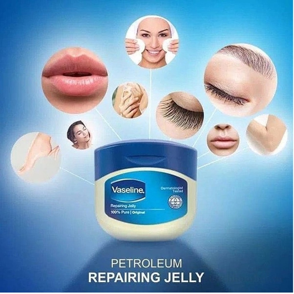 Sáp dưỡng ẩm Vaseline Pure Petroleum Jelly (49g/50ml/100ml)