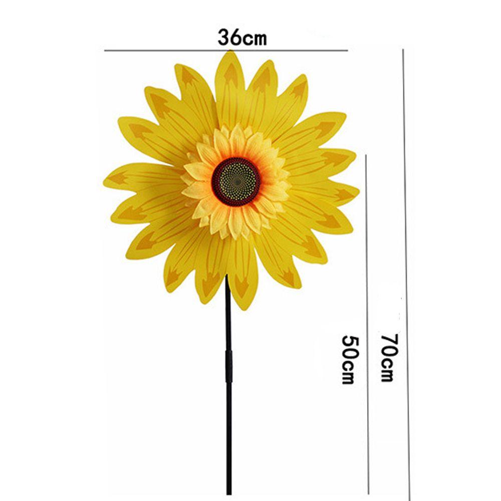 Chong Chóng Gió Hình Hoa Hướng Dương Nhiều Màu Sắc Trang Trí Sân Vườn Cho Bé Spinner