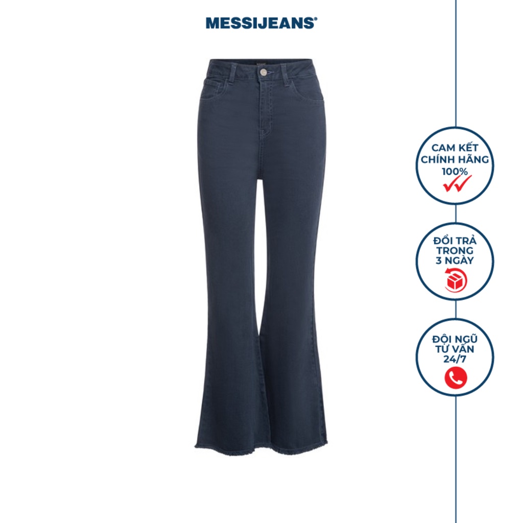 Quần jeans dài nữ màu ống loe thời trang MESSI WJO0005-20
