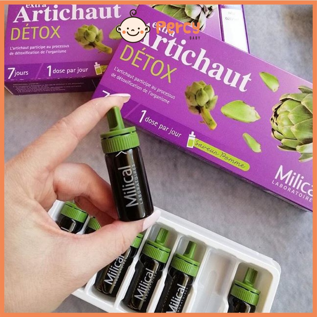Nước Detox Milical Extra Artichaut 7 ống
