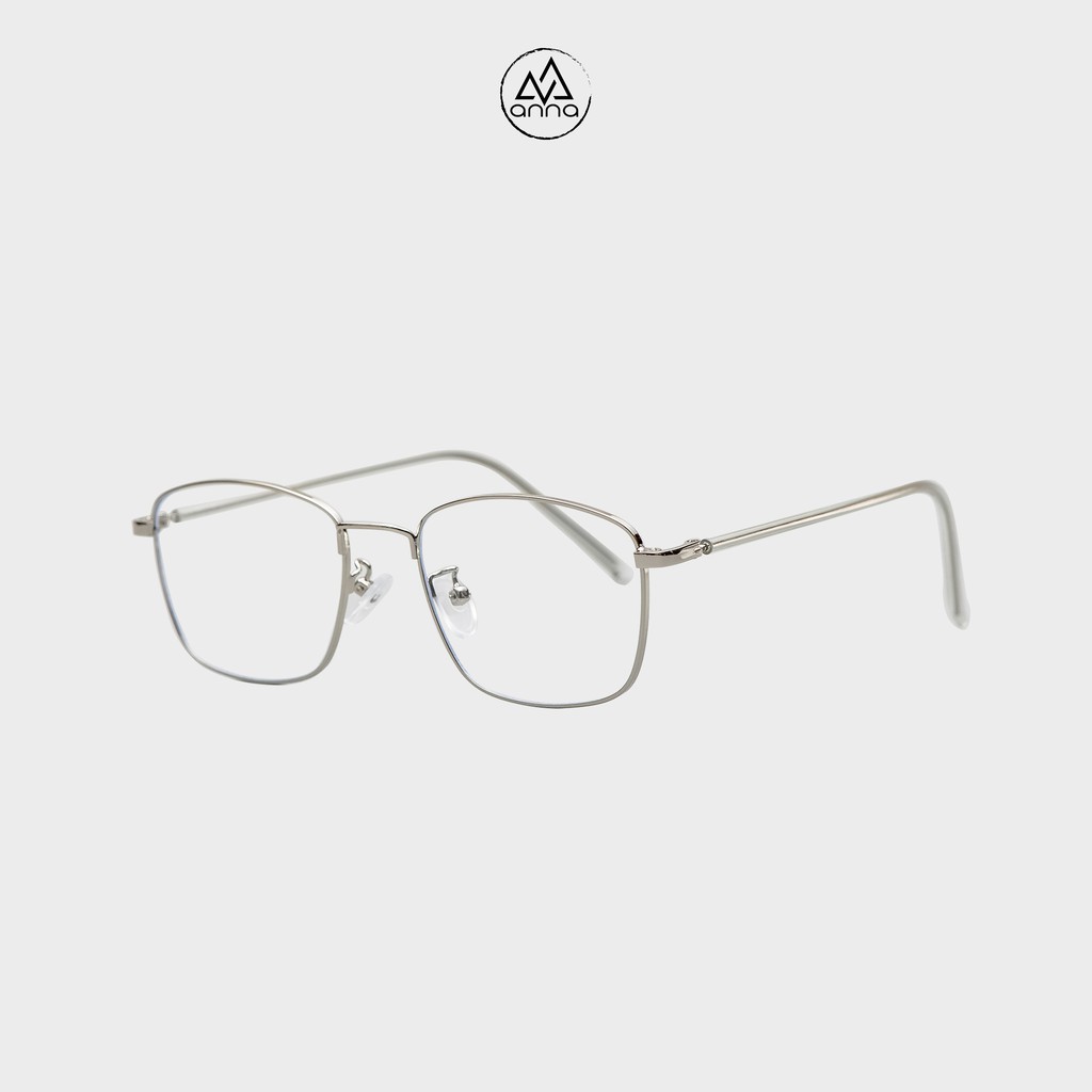 Gọng kính cận thời trang nam nữ ANNA dáng vuông chất liệu nhựa kết hợp kim loại 250KL031 | BigBuy360 - bigbuy360.vn