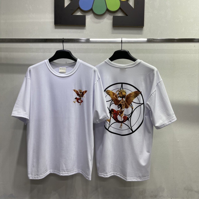 [Mã SKAMCLU7 giảm 10% Tối Đa 50K đơn 0Đ] Áo thun bobui Xương thiên thần logo Nam nữ cotton full tag | BigBuy360 - bigbuy360.vn