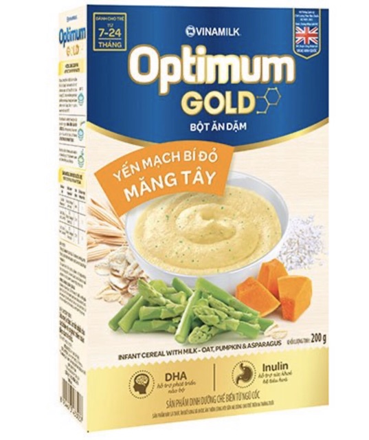 Bộ ăn dặm Optimum gold 200g