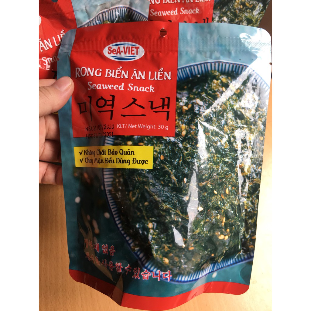 Rong biển ăn liền siêu giòn và ngon đặc sản Nha Trang
