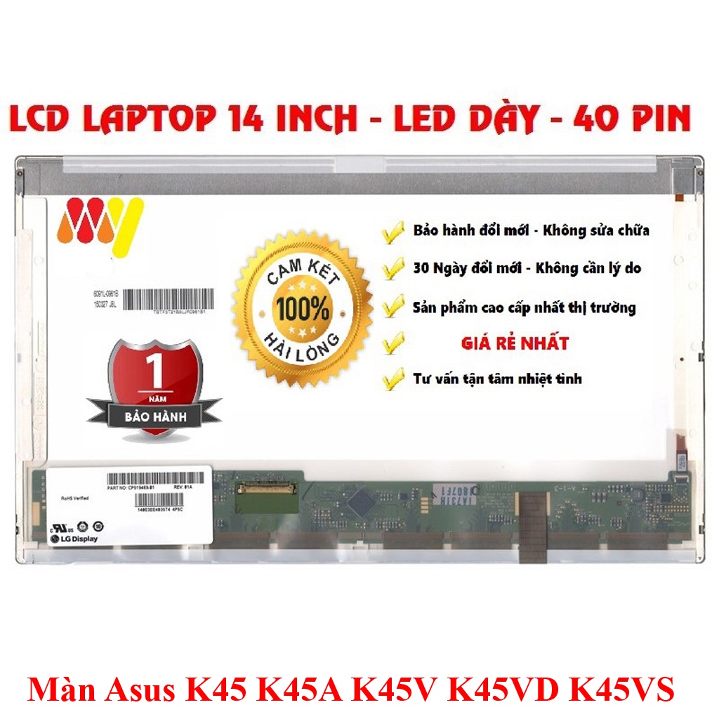 Màn hình Laptop Asus K45 K45A K45V K45VD K45VS