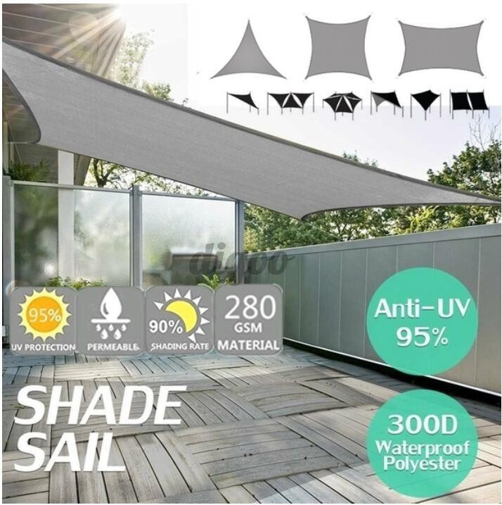 Tấm Bạt Che Nắng Chống Thấm Nước 300d 5x5 X 5m