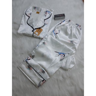 Bộ Lụa Áo Cộc Quần Dài