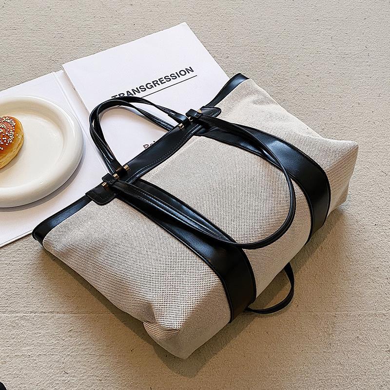 Túi xách IELGY đeo vai vải bạt thiết kế ngăn chứa rộng thời trang cho nữ