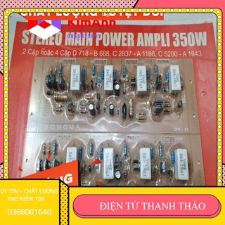 Mạch công suất 8 sò 350w song mã-2 vế