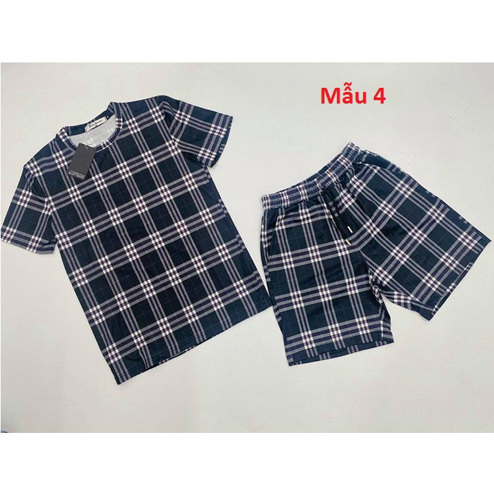 Bộ Quần Áo Cộc Tay Chất Cotton Dày Dặn Họa Tiết Cực Đẹp, Đồ Bộ Mặc Hè Siêu Mềm Siêu Mát - AF4