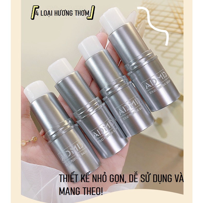 Nước Hoa Khô Dạng Sáp, Nước Hoa Lưu Hương Lâu, Nước Hoa Thơm Lâu, Hương Thơm Tươi Mát Tự Nhiên