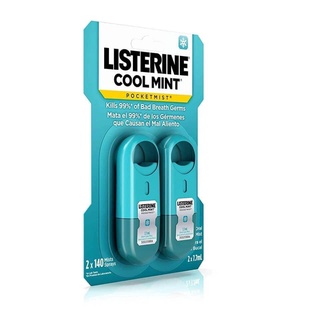 Xịt thơm miệng Listerine Cool Mint Pocketmist 7.7ml