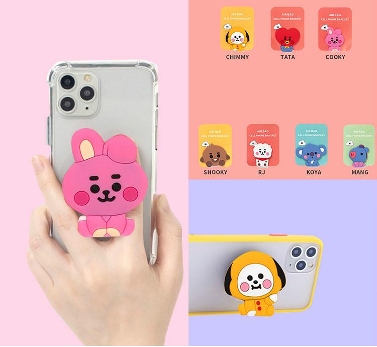 Móc Giá Đỡ Điện Thoại In Hình Bt21 Dễ Thương