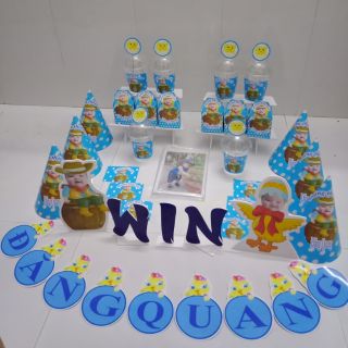 Set để bàn trang trí sinh nhật cho bé
