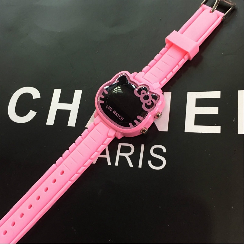 Đồng Hồ Điện Tử Dây Silicone Hình Hello Kitty Cho Bé | BigBuy360 - bigbuy360.vn