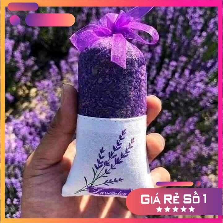 Túi thơm quần áoFREESHIPTúi Thơm Nụ Hoa Lavender Khô - Túi thơm để tủ quần áo 4.8