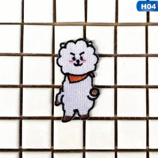 Sticker Ủi Thêu Hình Bt21 Bts
