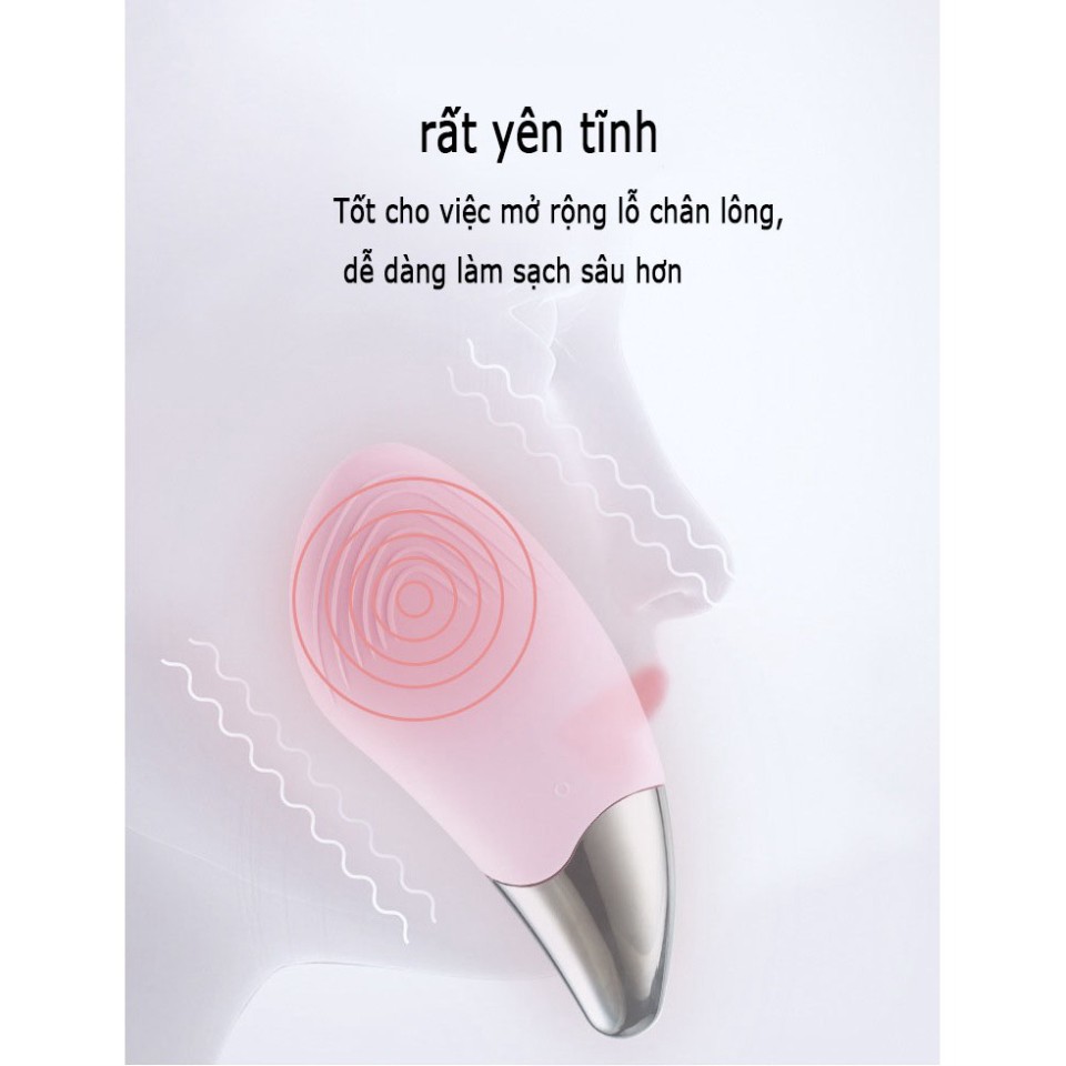 NGÀY DUY NHẤT Máy rửa mặt mini cầm tay cho nam và nữ, dùng kèm sữa rửa mặt, loại bỏ chất nhờn, bụi bẩn, tế bào chết HiYo