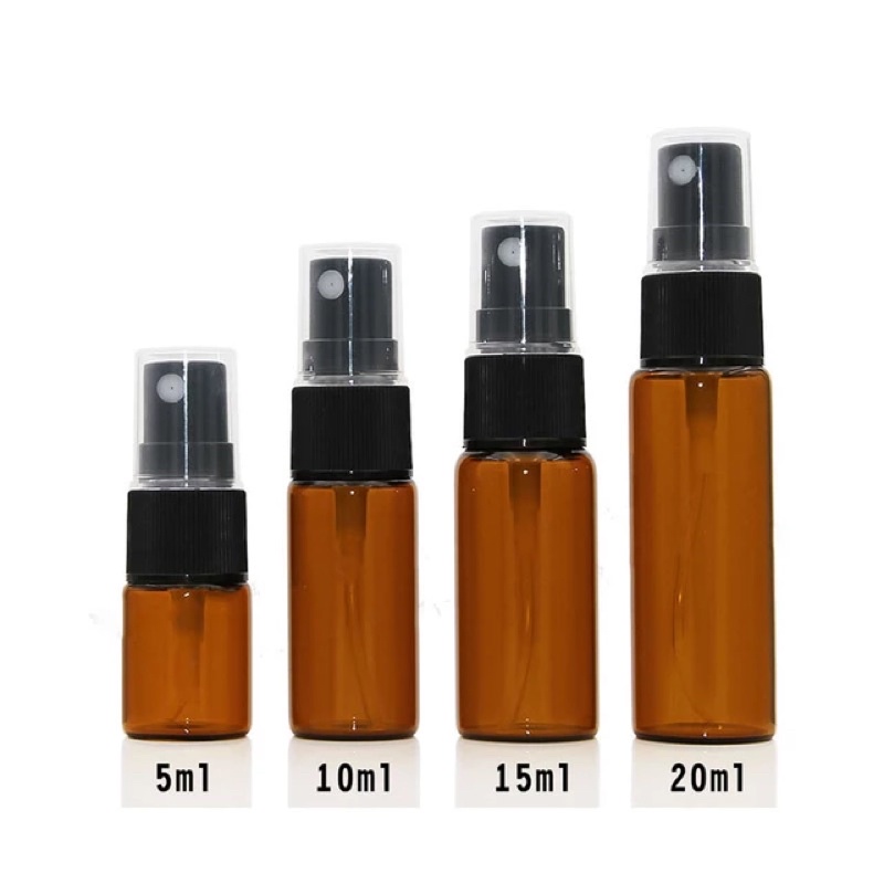SET 50 Lọ Chai thủy tinh cao 10ml đầu xịt sương chiết nước Hoa ( giá sỉ)- Chai hủ lọ nhỏ trong suốt đựng xịt mẫu thử