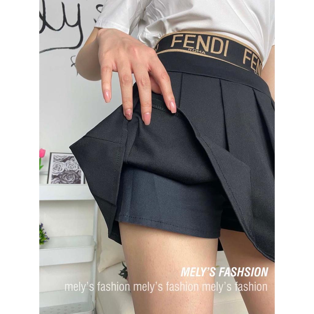 Chân váy tennis xếp ly dáng ngắn chữ A cạp chun chất Umi cao cấp phong cách trẻ trung năng động CV35