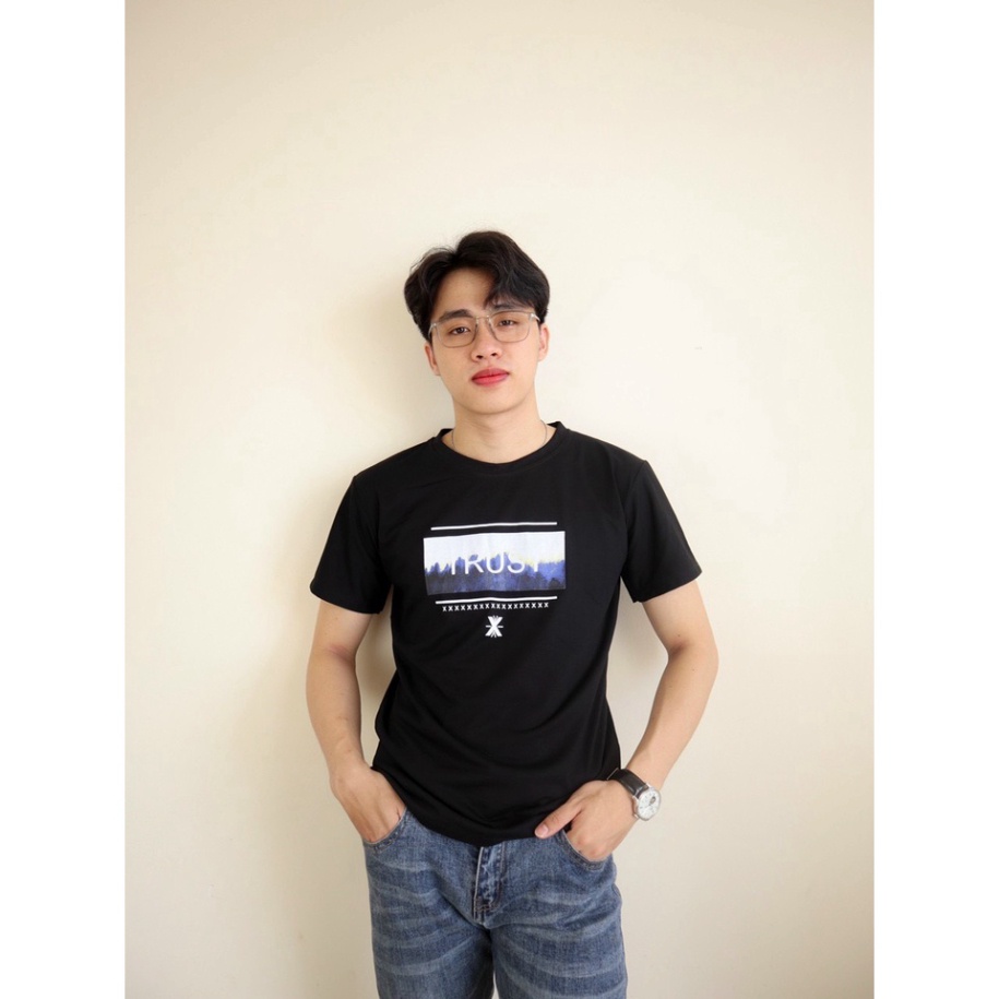 Áo Thun Nam Cổ Tròn Áo Thun Tay Ngắn Vải Cotton Xuất Xịn Chuẩn Form, Sang Trọng Lịch Lãm | BigBuy360 - bigbuy360.vn