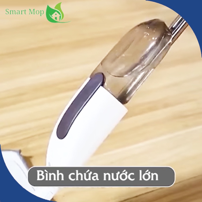 Cây Lau Nhà Phun Nước Xoay được 360 độ Water Spray Mop Tặng Kèm 02 Bông Lau Dự Phòng