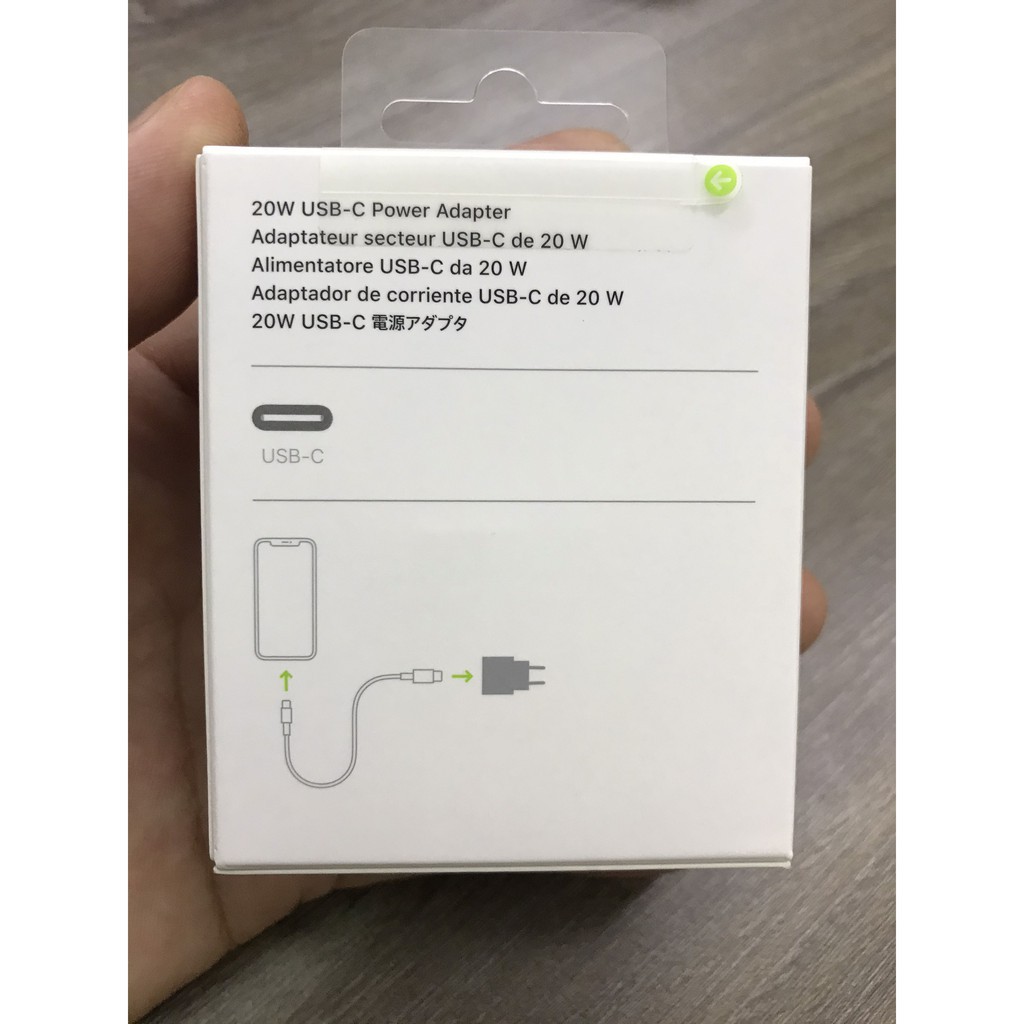 [FULL BOX] Củ sạc nhanh 20W IPhone 12 chân tròn EU cao cấp zin siu xanh