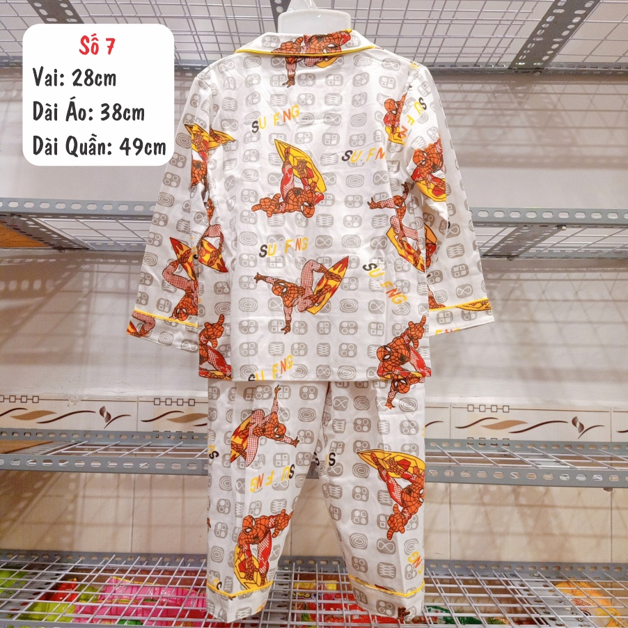 [Thanh lý hàng trưng bày] Đồ Bộ Pijama Dài Tay Cho Bé