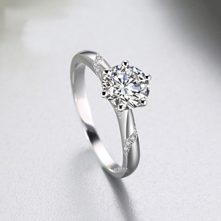 Nhẫn bạch kim đính đá 2/ 3 carat