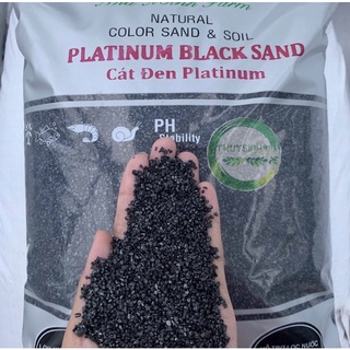 Cát đen Platinum - cát thạch anh đen trồng cây trãi nền trang trí bể thuỷ sinh hồ cá