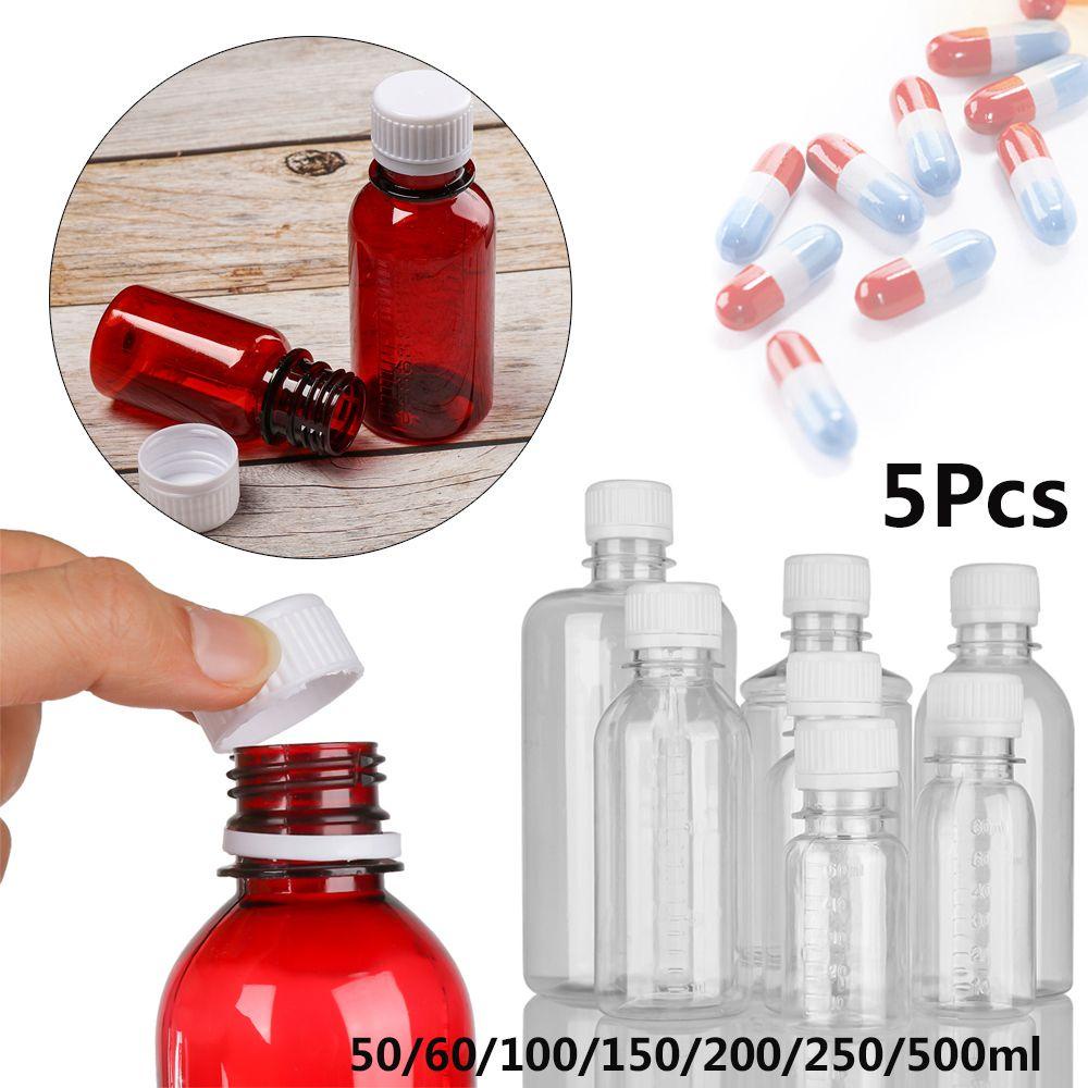 LEISURE Set 5 Chai Rỗng Đựng Dầu Gội / Mẫu Thử