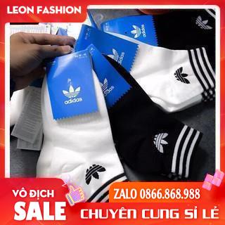 Tất ADIDAS Cổ Ngắn 3 Sọc [ Hàng loại 1 ] Vớ thể thao dệt kim cao cấp 95% Coton hạn chế mùi hôi và thông thoáng