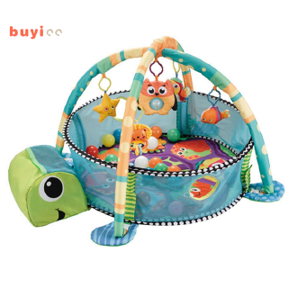 Baby Play Mat 0-3 Year Playmat Gym Carpet Crawling Mat In Kindergarten Turtle Toy Net Support 3-In-1 Marine Ball Pool Fence