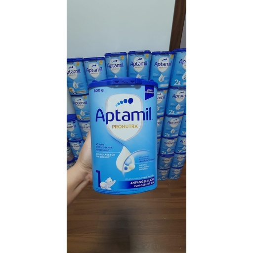 Sữa Aptamil Xanh Pre,Số 1, Số 2, Số 3 Đức (Date 2023) Hộp 800g Chính Hãng
