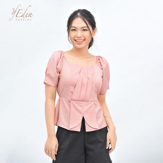 Áo kiểu peplum nữ thời trang Eden - ASM114