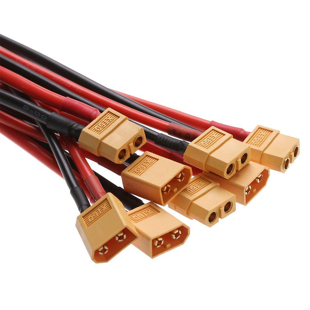 Phích Cắm Kết Nối Dc60 12 AWG / 14 AWG Với Dây Silicone