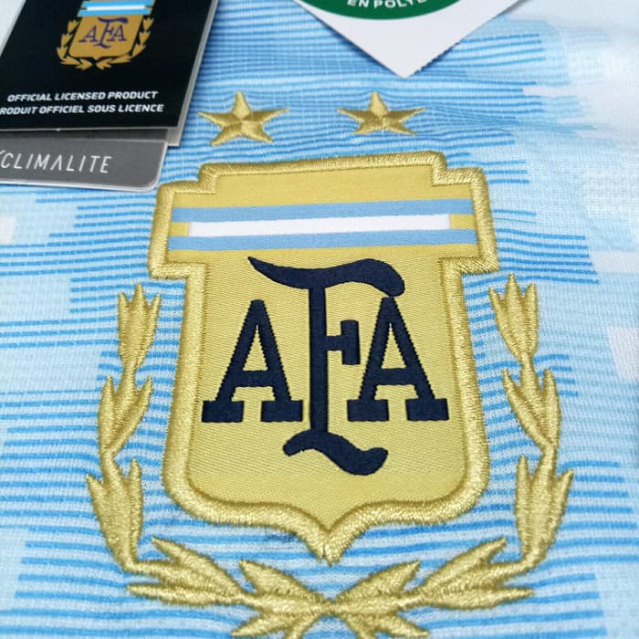Áo Thun Thể Thao Đội Tuyển Argentina Home Copa America 2019 / 2020 Grade Ori (Hàng Có Sẵn) Size Lớn Xxl 2xl