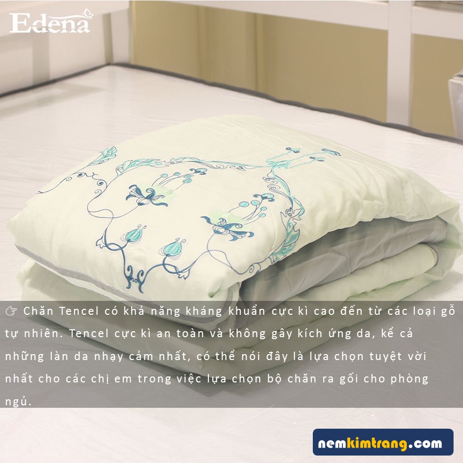 CHĂN Hè Chần Gòn  Tencel Edena - CAO CẤP, CHÍNH HÃNG