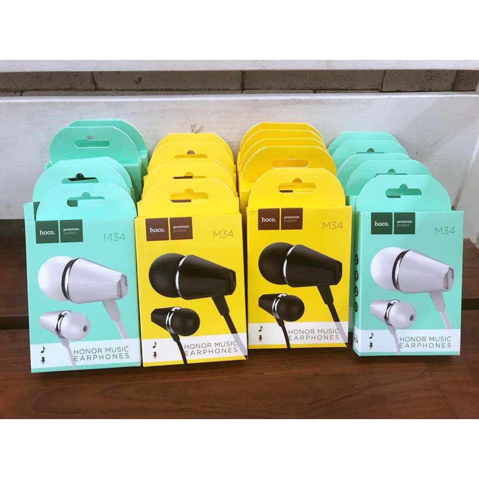 Tai Nghe IPHoco M34 Super Bass-Tai Nghe Nhét Tai Âm Thanh Cực Hay-Bảo Hành 12 Tháng