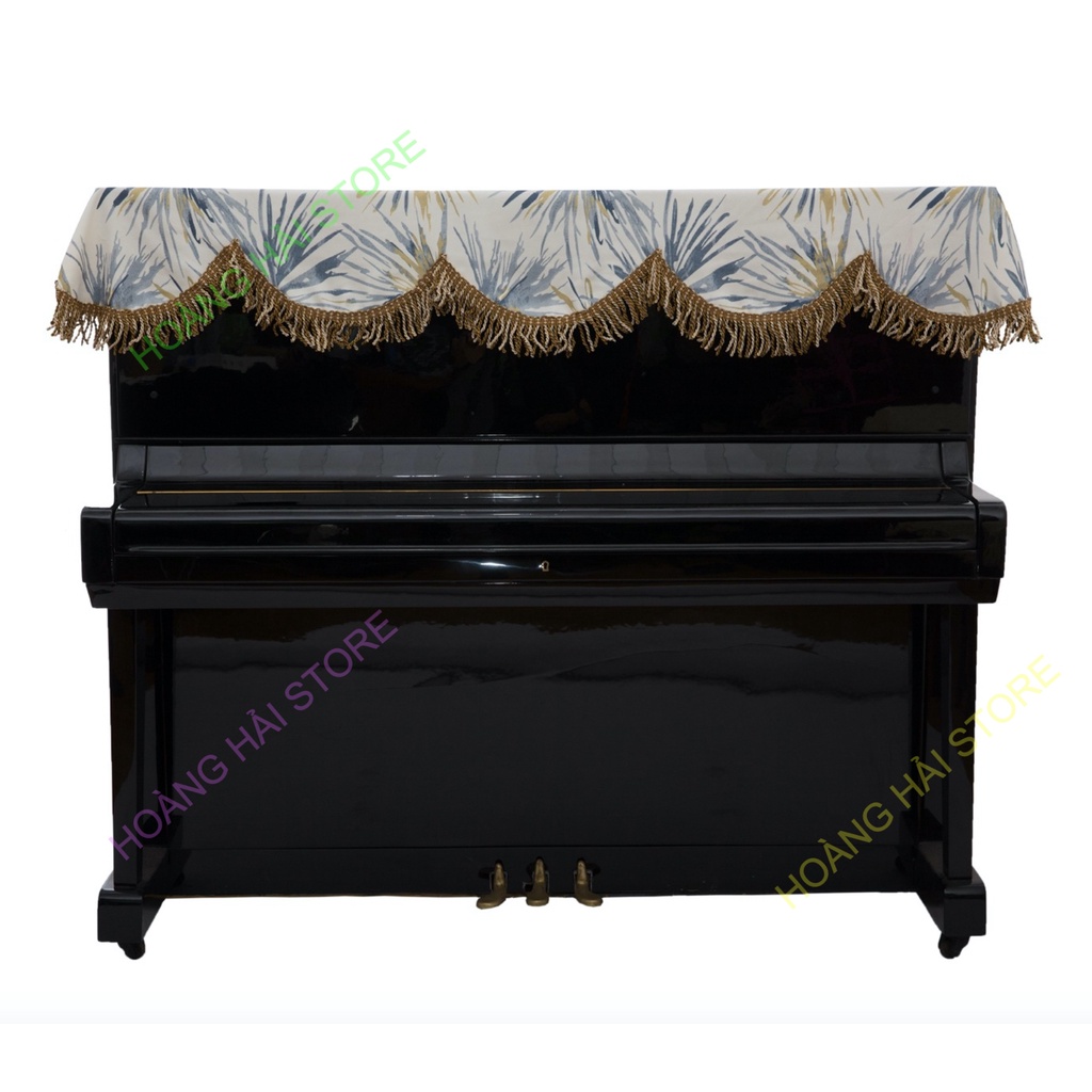 Khăn phủ đàn piano cơ, khăn phủ đàn piano điện tử 88 phím sang trọng chống bụi, chống xước