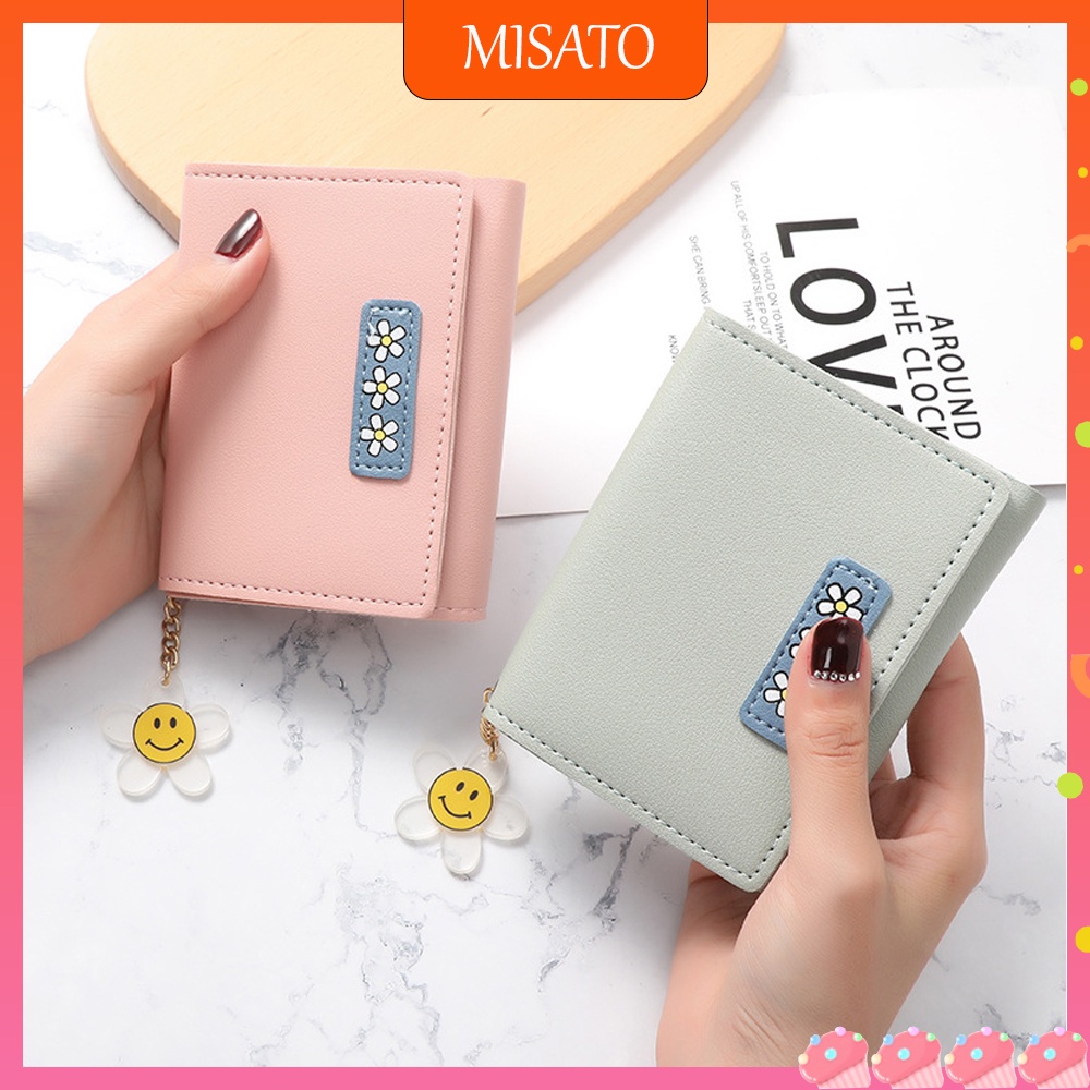 Ví nữ đẹp cầm tay mini cao cấp nhỏ gọn bỏ túi giá rẻ MISATO VN3