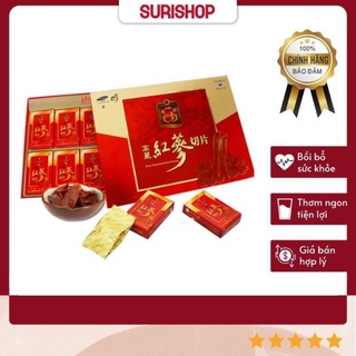 Hồng Sâm Thái Lát Tẩm Mật Ong Sambok Hàn Quốc Hộp 200g (Honey Sliced Korean Red Ginseng)