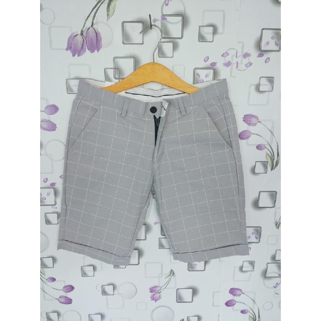 Quần tây nam quần short nam ngắn sọc caro cao cấp | BigBuy360 - bigbuy360.vn