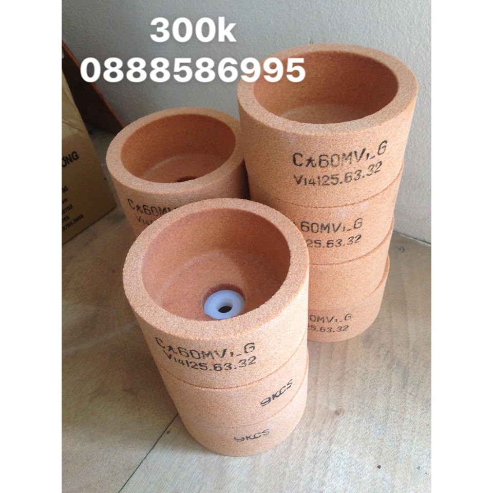 Đá mài V14 nâu. đá mài phi 125. đá cốc