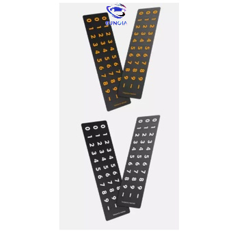 [XẢ KHO-THANH LÝ] Bảng số điện thoại Mobile đặt taplo cao cấp, thanh ghi số điện thoại trên xe ô tô xe hơi
