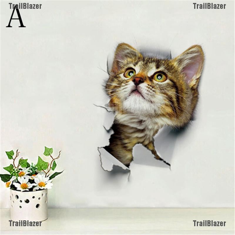 Sticker Dán Tường Hình Mèo Dễ Thương