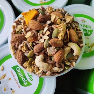 Ngũ cốc hạt dinh dưỡng granola Min Min 500gr