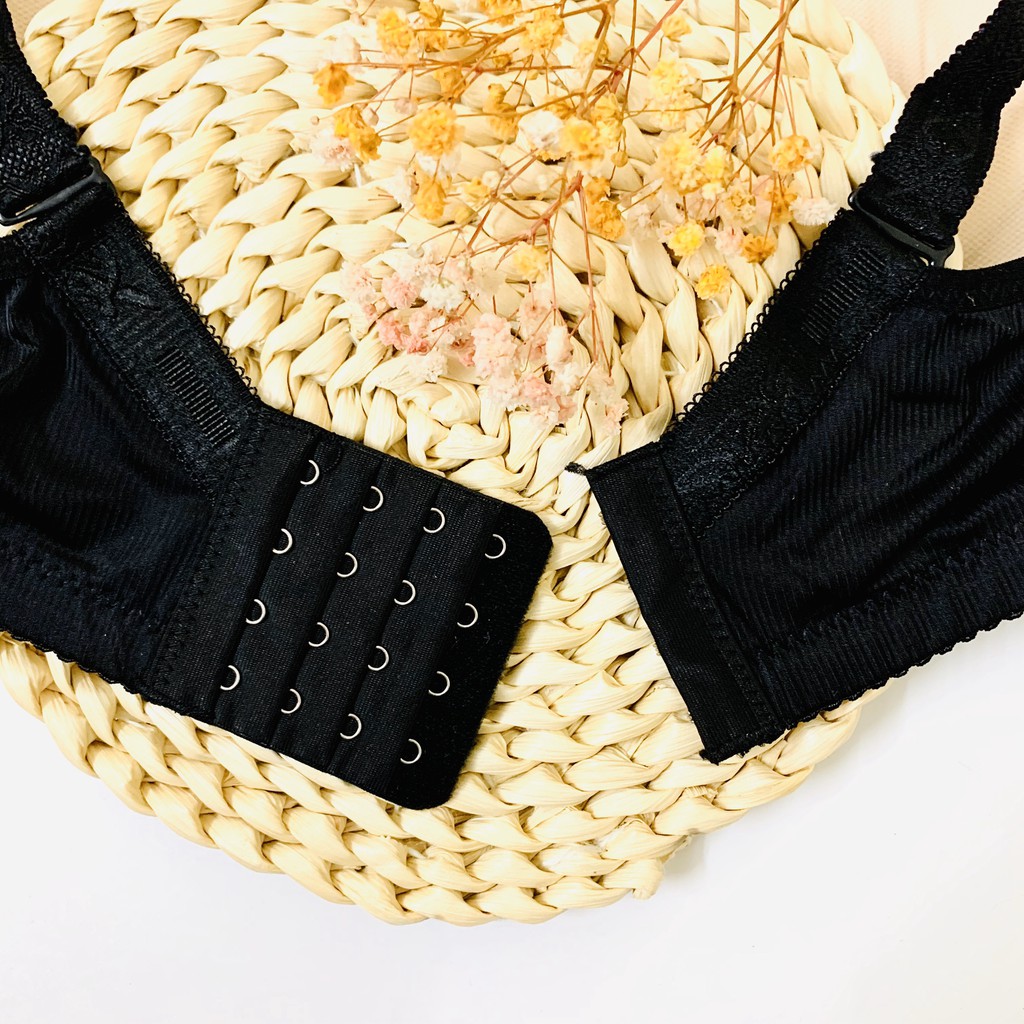 Áo lót nữ dáng bra su đúc phối ren mềm nâng đẩy ngực chống sa trễ(V-11D)