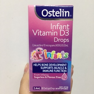 vitamin d3 bé sơ sinh Úc nhỏ giọt ostelin