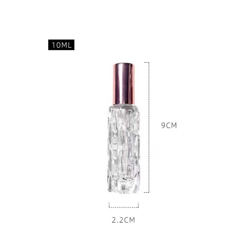 Chai Chiết Nước Hoa 10ml Bằng Thủy Tinh Chống Rò Rỉ Có Nắp Nhôm